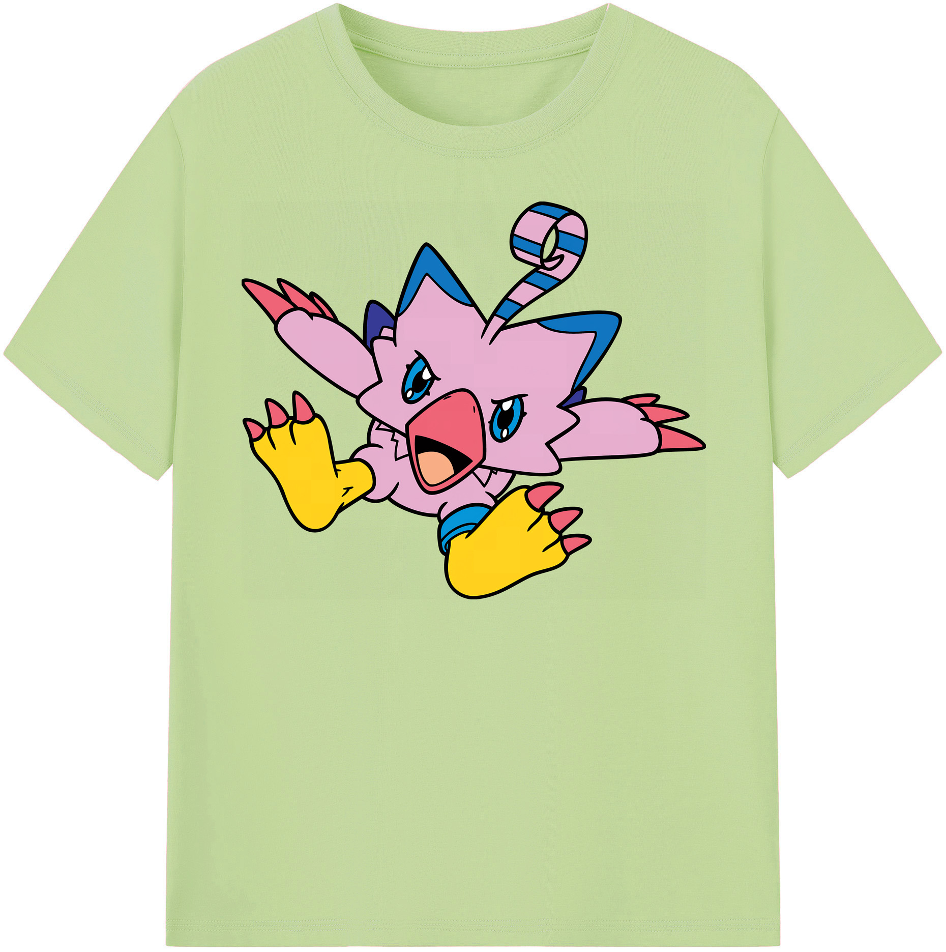 （画像用） Digimon デジタルモンスター/デジモン 綿100％半袖Tシャツ（フロントプリント）